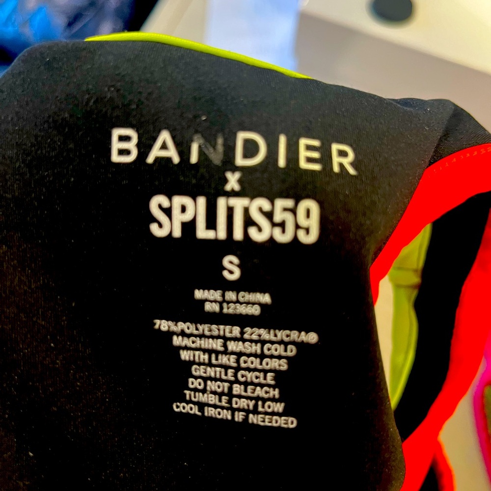Bandier x splits 59 matching set - women’s size small top and medium pants